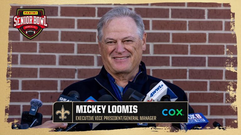 Mickey Loomis talks NFL Draft, staff coaching at Senior Bowl 2026 Senior Bowl