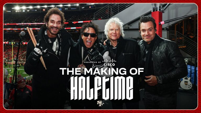 Inside the 49ers Rock & Roll Laser Halftime Show ft. Journey Exclusive Behind the Scenes