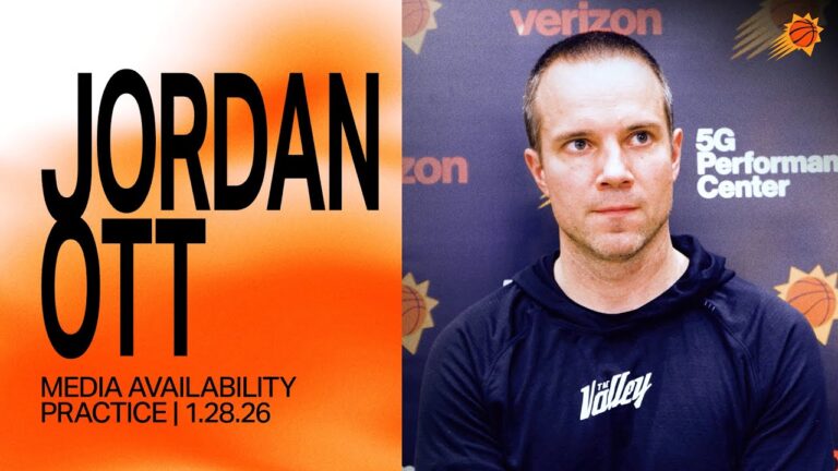 Head Coach Jordan Ott Practice Media Availability Phoenix Suns 1-28-25