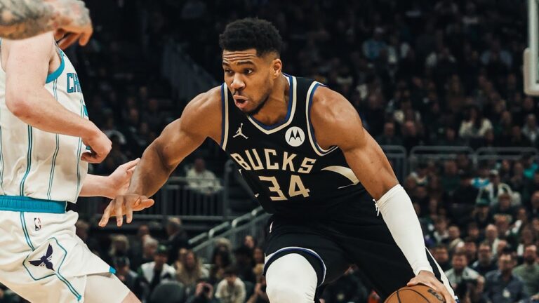 Highlights: Giannis Antetokounmpo Scores 30 10 5 vs. Hornets 01.02.6