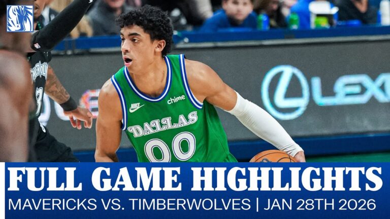 Mavericks Highlights vs. Minnesota Timberwolves January 28, 2026
