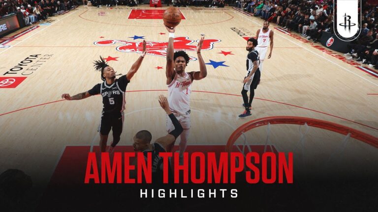 Amen Thompson (25 points) Highlights vs. San Antonio Spurs