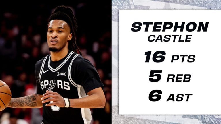 Stephon Castles Puts on DEFENSIVE CLINIC in Houston!