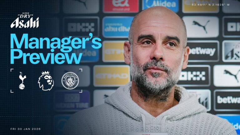 WATCH LIVE! MATCH PREVIEW: Pep Guardiola Spurs v Man City PL