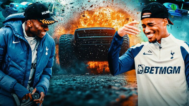 Footballers vs the Worlds Hardest Racetrack