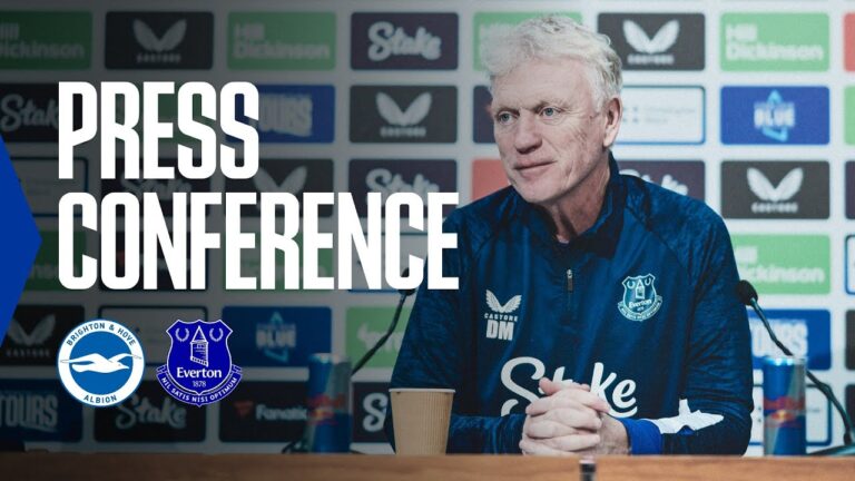 BRIGHTON v EVERTON David Moyes’ Premier League press conference