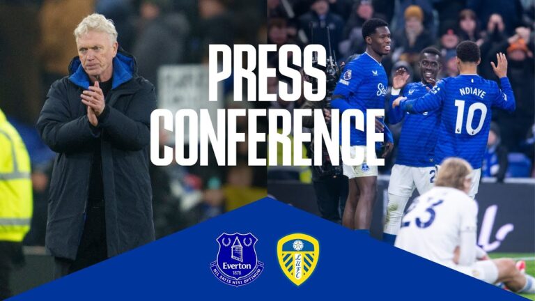 EVERTON 1-1 LEEDS UNITED Live post-match manager reaction