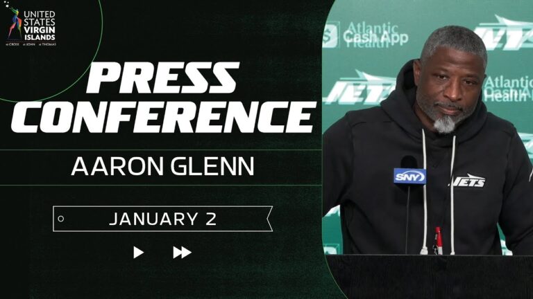 Aaron Glenn Press Conference (1 2) New York Jets