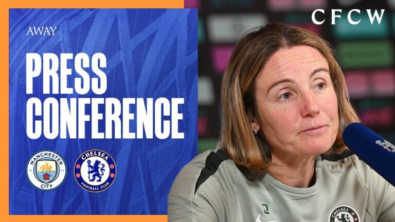 BOMPASTOR Press Conference Man City vs Chelsea WSL 29 01 26 CFCW 25 26