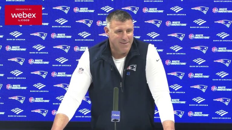 Mike Vrabel: We Have Gotten Into a Pretty Good Cadence Here. Patriots Press Conference