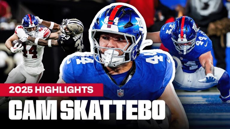 Cam Skattebo&39s Top 2025 Season Highlights New York Giants