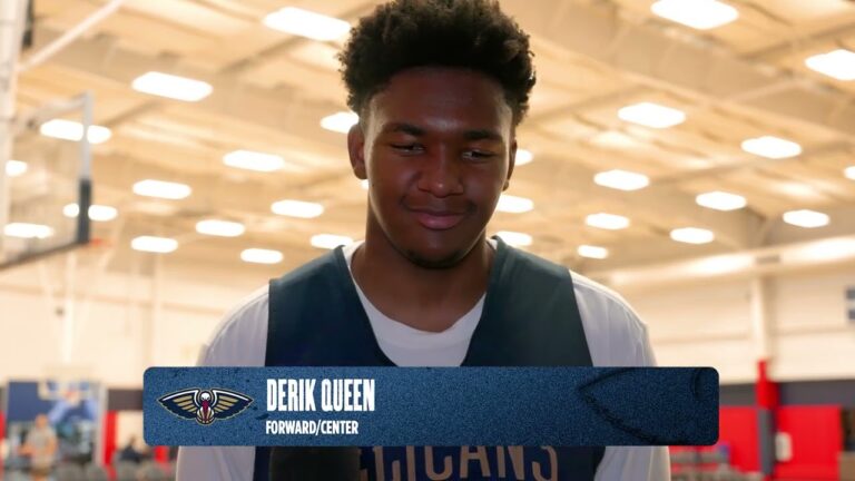 Derik Queen on recent play, All-Star Weekend Pelicans Practice 1 29 26