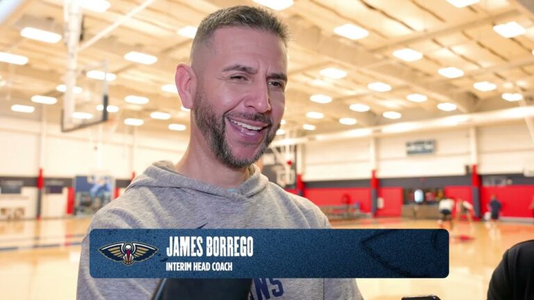James Borrego on Rising Stars Jeremiah Fears and Derik Queen Pelicans Practice 1 29 26