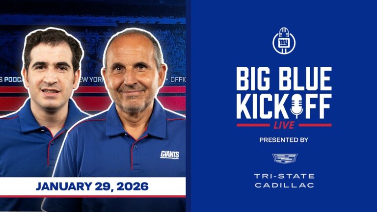 January 29, 2026 Big Blue Kickoff Live New York Giants