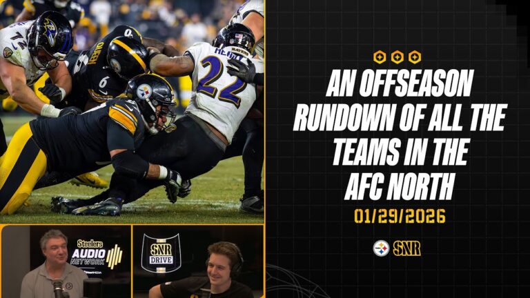 An Offseason Rundown Of All The Teams In The AFC North SNR Drive (Jan.29) Pittsburgh Steelers
