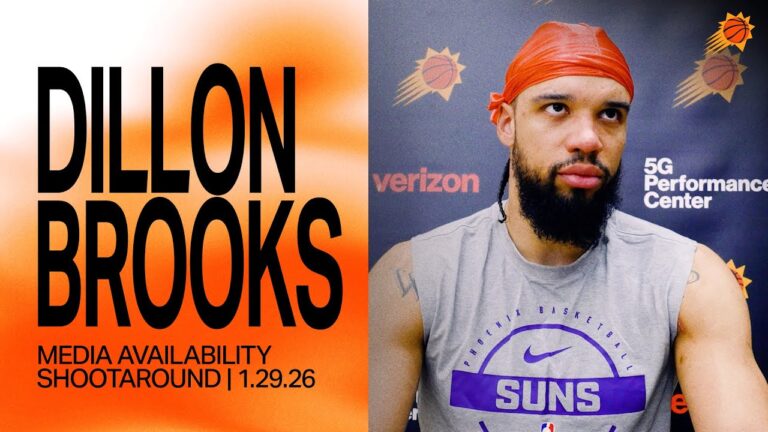 Dillon Brooks Shootaround Media Availability Phoenix Suns 1-29-26