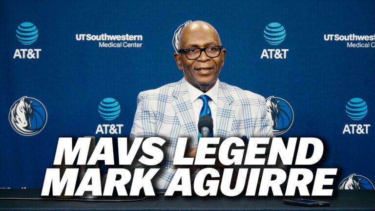 Mark Aguirre Media Availability Jersey Retirement Night 01 29 26