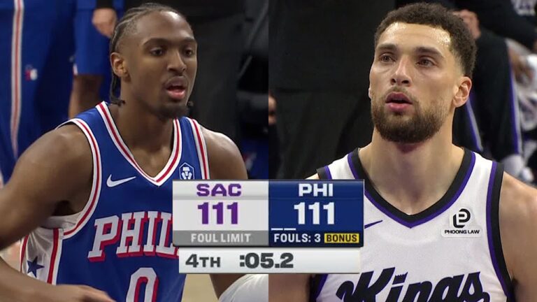 Final 4:35 CRAZY ENDING Kings vs 76ers January 29, 2026