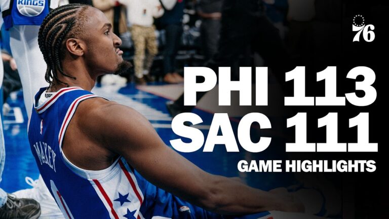 Game Highlights: Tyrese Maxey’s Game-Winner Caps Off Sixers Comeback