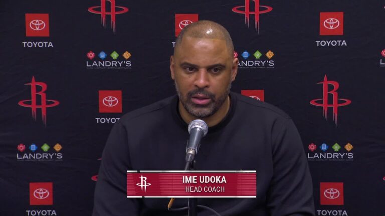 Press Conference by Ime Udoka vs Hawks