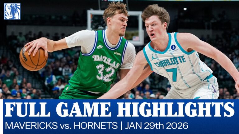 Mavericks Highlights vs. Charlotte Hornets January 29, 2026