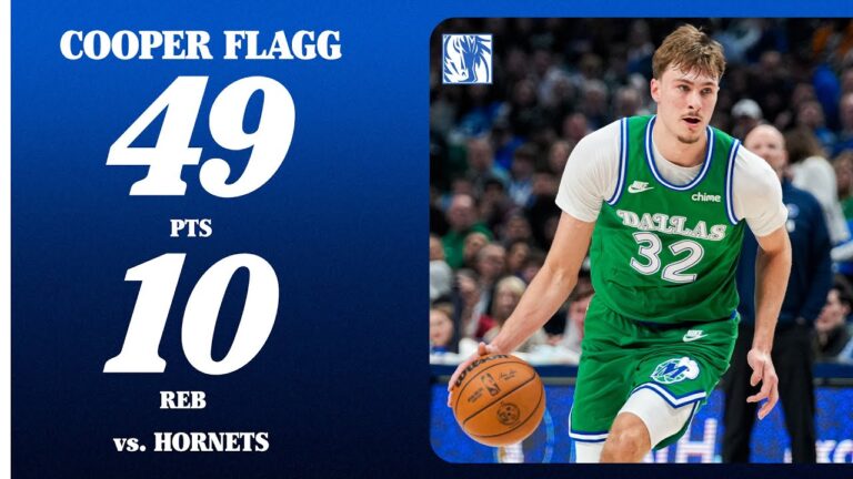 Cooper Flagg (49 Points) vs. Charlotte Hornets January 29, 2026
