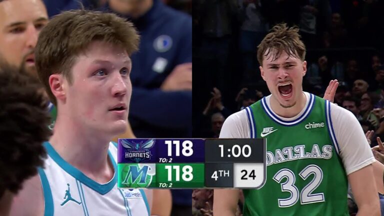 Final 4:32 BACK & FORTH ENDING Hornets vs Mavericks January 29, 2026