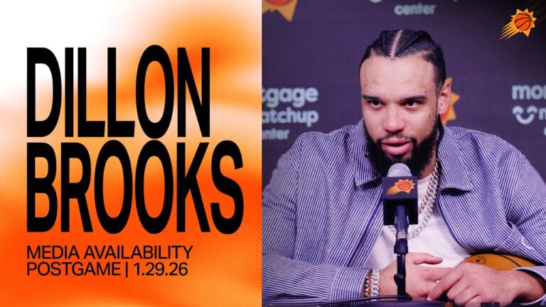 Dillon Brooks Postgame Media Availability Phoenix Suns vs Detroit Pistons 1-29-26