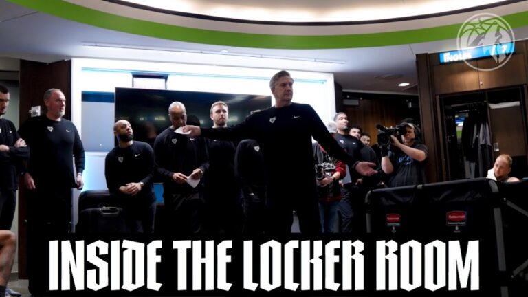 Inside The Locker Room After Wolves Beat Thunder In Wire-To-Wire Win