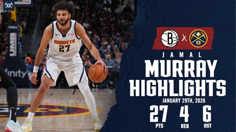 Jamal Murray LED THE NUGGETS WIN Game Highlights vs. BKN