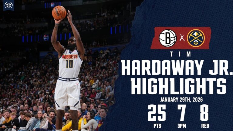 Tim Hardaway Jr. ON FIRE FROM DEEP vs. BKN 1 29 26