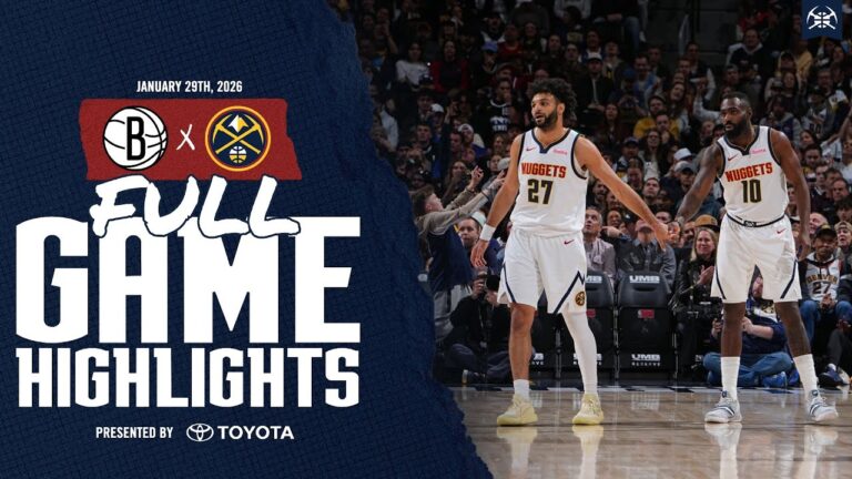 Denver Nuggets WIN vs.Brooklyn Nets Toyota Game Recap