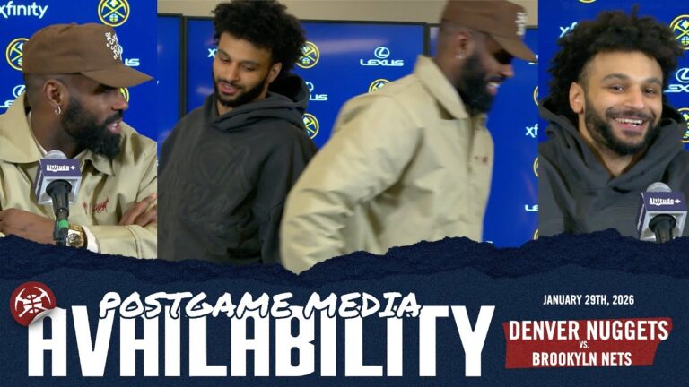 That’s My Cue Jamal Ends THJ’s Presser ALL Denver Nuggets Postgame Media vs. BKN