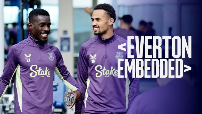 Everton prepare for Brighton a new signing and new contract! EFC Embedded Ep.12