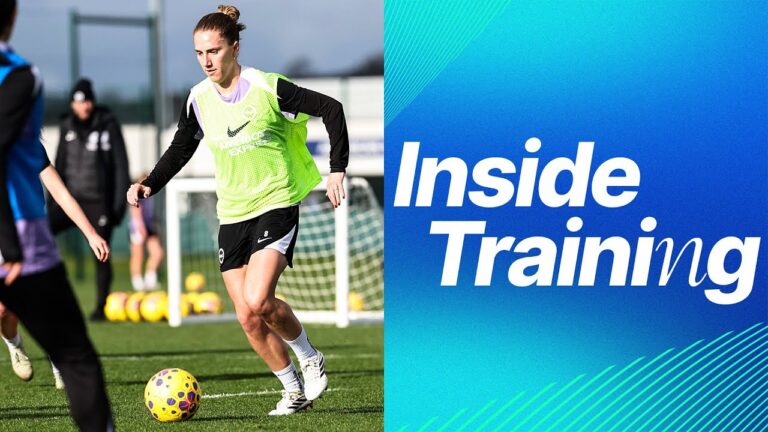Inside Training Albion Prepare For London City Challenge