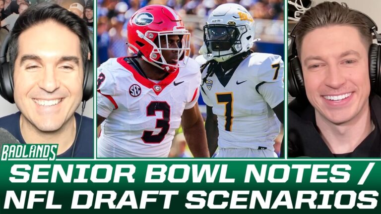 New York Jets Senior Bowl Review & Day Two NFLDraft Predictions (BADLANDS)