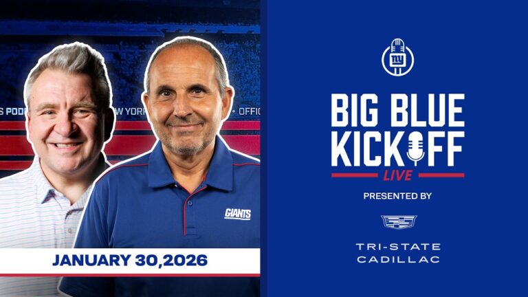 January 30, 2026 Big Blue Kickoff Live New York Giants