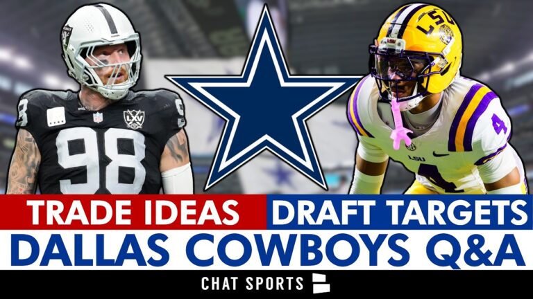 Cowboys Trade Rumors On Maxx Crosby & Budda Baker Drafting TJ Parker & Mansoor Delane? Q&A