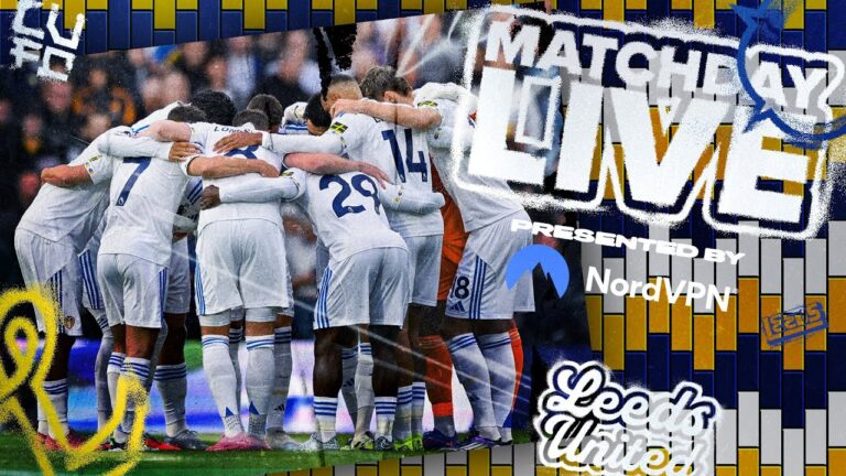 Matchday Live Leeds United v Manchester United