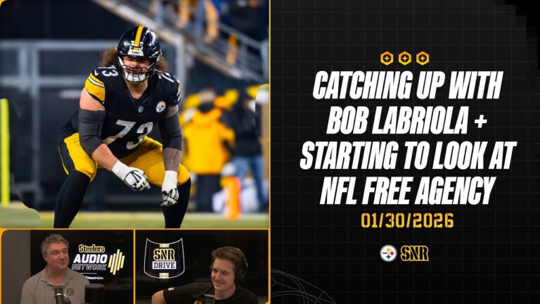Catching Up With Bob Labriola Looking At Free Agency SNR Drive (Jan.30) Pittsburgh Steelers