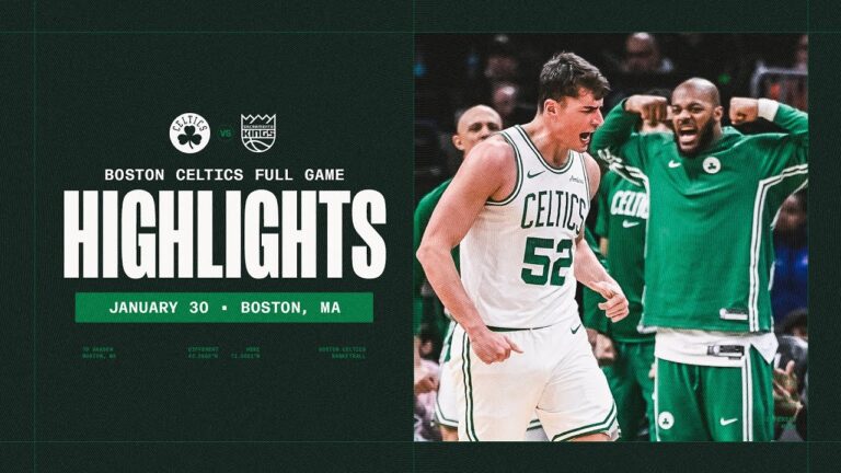 The Boston Celtics get a big time win over the Sacramento Kings 112-93 Extended Highlights