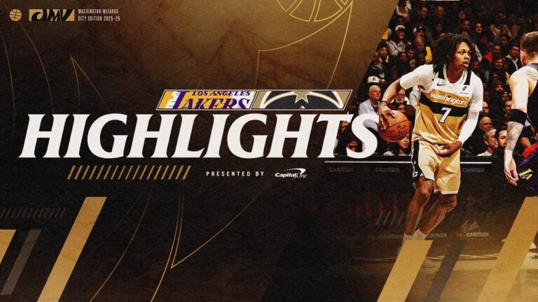 Highlights: Washington Wizards vs. Los Angeles Lakers 01.30.26