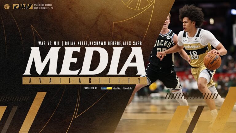 Media Availability: Head Coach Brian Keefe, Kyshawn George, and Alex Sarr 1.29.26