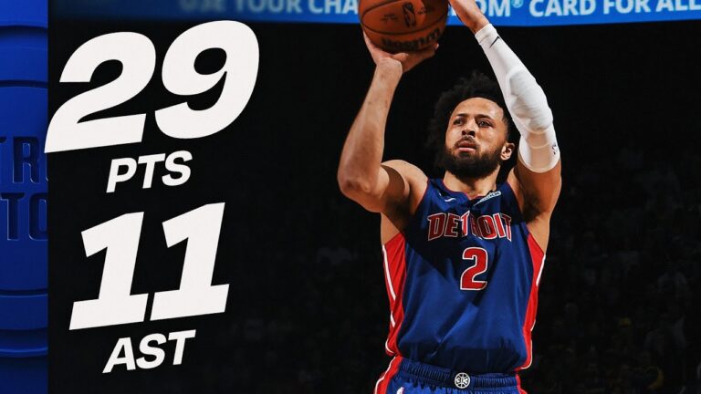 Cade Cunningham Leads Pistons Past Warriors With 29 PTS & 11 AST January 2026