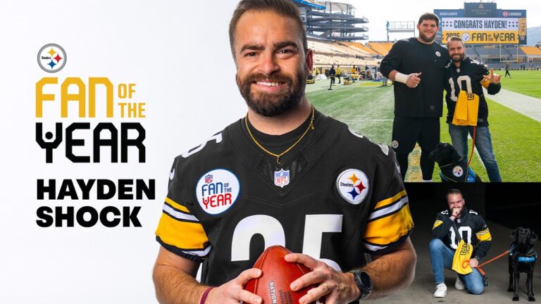 The Story of Steelers Fan of the Year Hayden Shock Narrated by Zach Frazier Pittsburgh Steelers