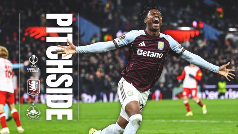 A moment DREAMS are made of for Jimoh-Aloba Aston Villa v FC Salzburg PITCHSIDE