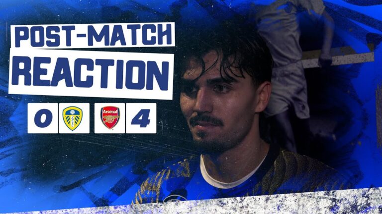 A tough game Pascal Struijk Leeds United 0-4 Arsenal