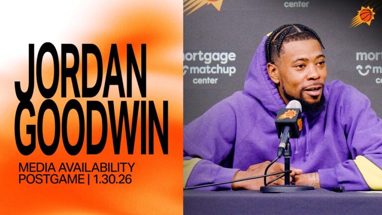 Jordan Goodwin Postgame Media Availability Phoenix Suns vs Cleveland Cavaliers 1-29-26