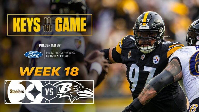Coach Mike Tomlin’s Keys to the Game (Week 18 vs. Ravens) Pittsburgh Steelers