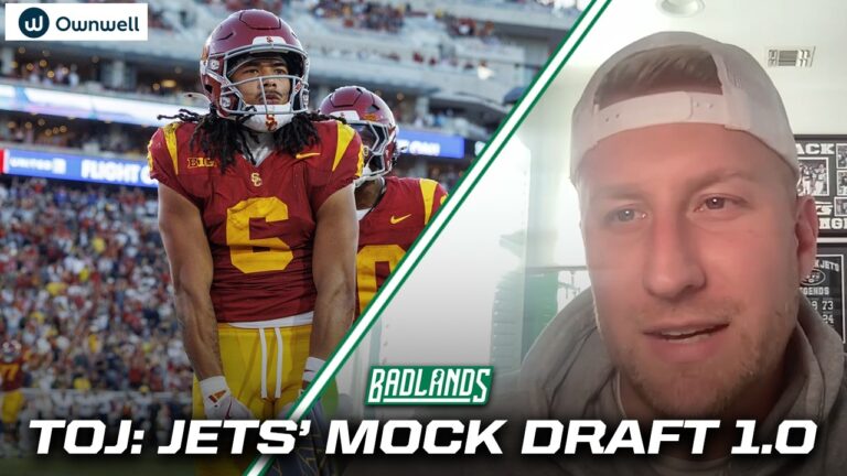 Will Parkinson New York Jets Mock Draft 1.0 (FULL BADLANDS)